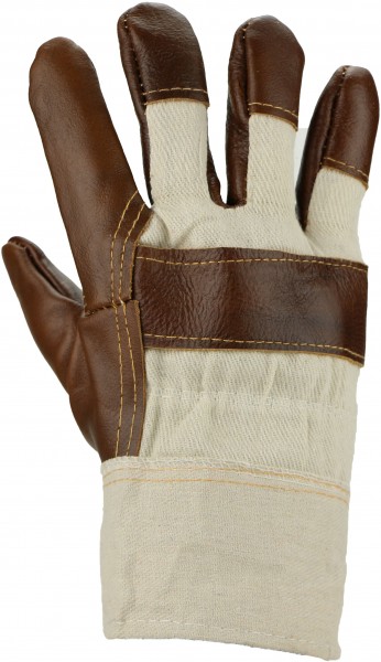 Winter-Handschuhe, Teddyfutter, Innenhandverstärkung, Farbe: BRAUN