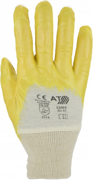 Nitril-Handschuh, gelb, Größe: 6-11, Farbe: GELB