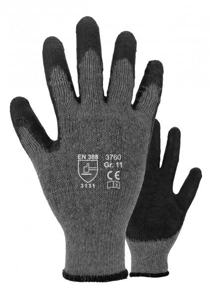 Latex-Handschuh, grau, Größe: 8-11, Farbe: GRAU
