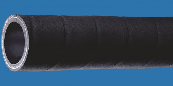 Gummiwasserschlauch schwarz, 10 BAR 25 x 4,5 mm